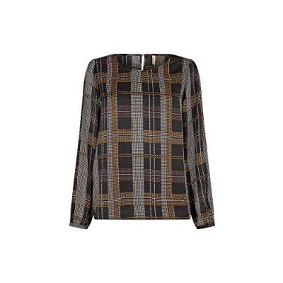 Abbildung von SOYACONCEPT Damen SC GERD 1 Bluse, 8525 Spice Brown Combi, X Large