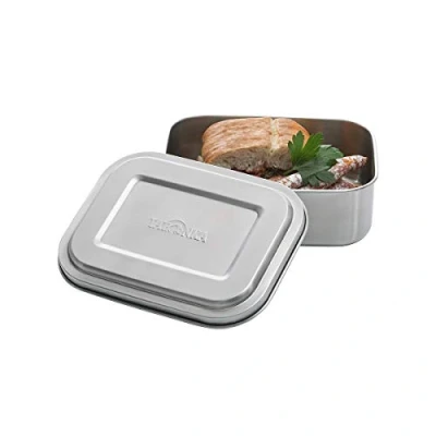 Abbildung von Tatonka Edelstahl Brotdose Lunch Box 1 800 ml Brotbox ohne Fächer schadstofffrei / BPA frei und spülmaschinenfest
