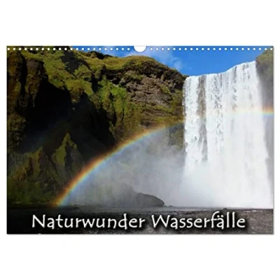 Abbildung von Naturwunder Wasserfälle (Wandkalender 2025 DIN A3 quer), CALVENDO Monatskalender