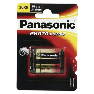 Abbildung von &quot;Panasonic® Batterie Lithium Photo für z.B. Kamera&#039;s, 2 CR 5; 1er Blister&quot;