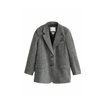 Abbildung von Next Regular FIT Blazer, Damen, Größe: 34, Black white