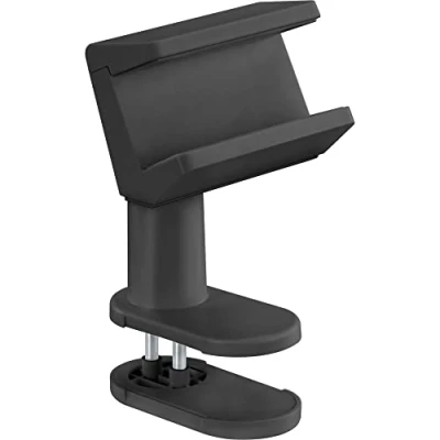 Abbildung von InLine® Tischklemme für Steckdosenleiste, drehbar, Federklemme, schwarz