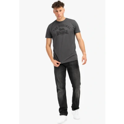 Abbildung von Lonsdale Normale Passform Original Tshirt print, Herren, Größe: Large, Anthracite black