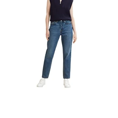 Abbildung von TOM TAILOR Denim Damen Mom Fit Jeans 1032693, 10113 Clean Mid Stone Blue Denim, 30