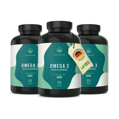 Abbildung von Vegan Omega 3 270 Kapseln TRUE NATURE St