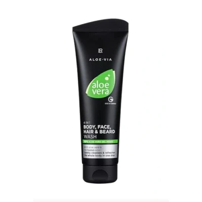 Abbildung von LR Aloe Vera Männer Duschgel und Shampoo für Körper, Gesicht, Haar Bart, 250ml