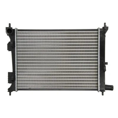 Abbildung von THERMOTEC D70318TT Kühler, Motorkühlung Aluminium 500 378 23 Schaltgetriebe Kühlrippen mechanisch gefügt KIA: RIO 3, HYUNDAI: i20 I Schrägheck