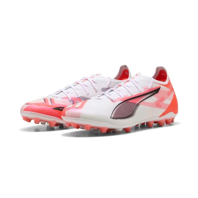 Abbildung von Puma Ultra 5 Ultimate MG Fußballschuh Nocken White blackglowing red, Größe: 41, black glowing red Schuhe