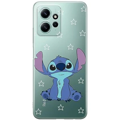 Abbildung von ERT GROUP Handyhülle für Xiaomi REDMI Note 12 4G Original und offiziell Lizenziertes Disney Muster Stitch 006 optimal an die Form des Handy angepasst, teilweise transparent