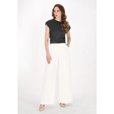 Abbildung von DreiMaster Klassik Damen T Shirt M/L / Black 83% Viscose 9% Polyester 8% Polyamide