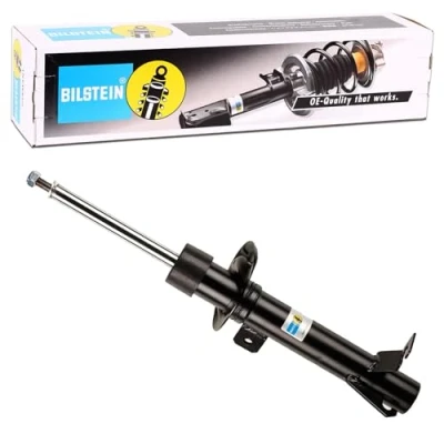 Abbildung von BILSTEIN B4 OE Replacement 22 111760 Stoßdämpfer Vorderachse links Gasdruck Zweirohr Federbein unten Platte, oben Stift FORD: FIESTA 5