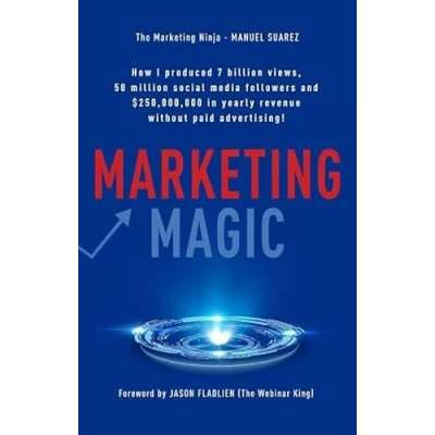 Abbildung von Marketing Magic: How I produced 7 billion views, 50 million social media followers and $250,000,000 in yearly revenue without paid advertising!