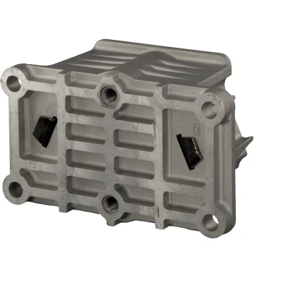 Abbildung von FEBI BILSTEIN 24586 Motorlager vorne, beidseitig Gummimetalllager Aluguss
