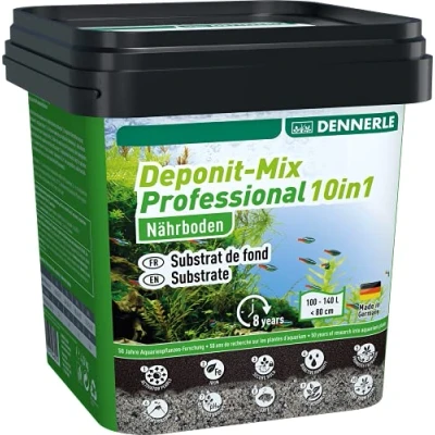 Abbildung von Dennerle Aquarien Substrat Deponit Mix Professional 10in1 4,8kg