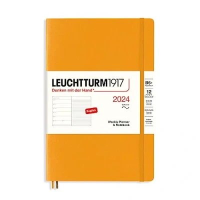 Abbildung von LEUCHTTURM1917 367814 Wochenkalender &amp; Notizbuch Softcover Paperback (B6+) 2024, 12 Monate, Rising Sun, Englisch