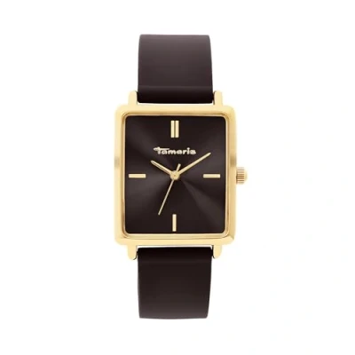Abbildung von Tamaris Damen Analog Quarz Uhr mit Silikon Armband TT 0219 PQ