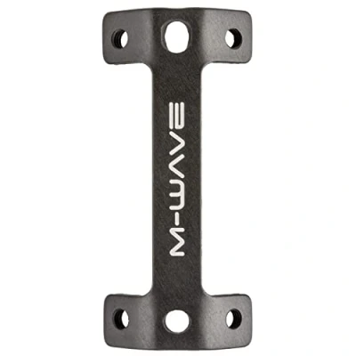 Abbildung von M Wave Ada Two Adapter, Aus Aluminium, Zur Befestigung Von Zwei Flaschenhaltern, schwarz, One Size