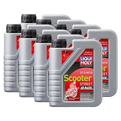 Abbildung von 8x LIQUI MOLY 1053 Motorbike 2T Synth Scooter Street Race Motorrad Motoröl 1L