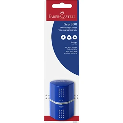 Abbildung von Faber Castell Dreifachspitzdose Grip 2001 brombeer/blau