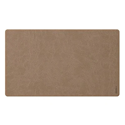Abbildung von Rhodia 194237C Schreibunterlage Rhodiarama 60x35 cm, flexibel, aus Kunstleder, ideal für Home Office, 1 Stück, Maulwurfsbraun