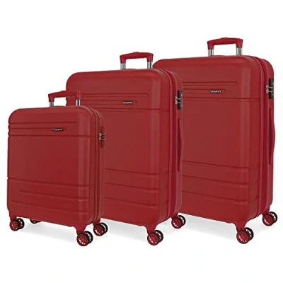 Abbildung von MOVOM Galaxy Kofferset Schwarz 55/68/78 cm starres ABS Seitenkombinationsschloss 217L 11,5 kg 4 Rollen Doppelhandgepäck, beige, Koffer Set