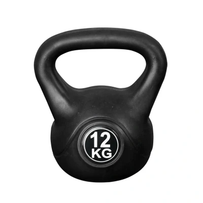 Abbildung von Kettlebell 8 kg Kunststoff für drinnen und draußen Schwarz