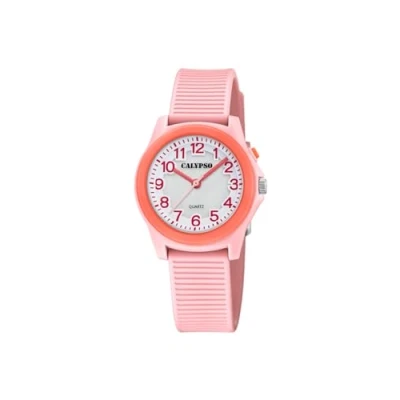 Abbildung von Calypso Junior Collection Kinderuhr mit Beleuchtung Ziffernblatt K5823 Pfirsich/Orange K5823/1
