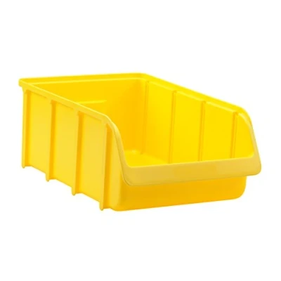 Abbildung von hünersdorff 675200 Sichtbox / Stapelbox Lagerbox in Größe 5, stapelbar, Farbe: Gelb