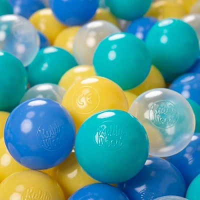 Abbildung von KiddyMoon Bälle für Bällebad 6cm Baby Spielbälle Kinder Plastikbälle Made In EU