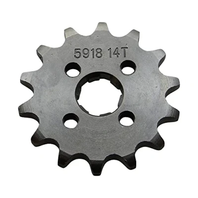 Abbildung von Antriebsritzel Ritzel 14 Zähne 14Z Teilung 420 Typ 13001 kompatibel mit Honda MT MB C Dax Z 50 Monkey Gorilla