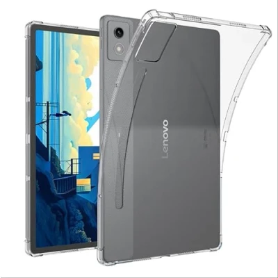 Abbildung von GIOPUEY Hülle für Lenovo Tab P12 12.7 2024, Weiche TPU Rückenschale, Dünne Abdeckung, Airbag Schutz, Case Kompatibel mit 2024 Transparentes