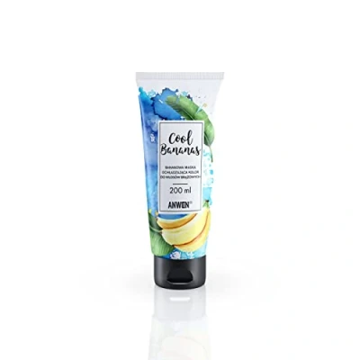 Abbildung von Anwen Cool Banana Maske kühlende Farbe für braunes Haar, 200 ml