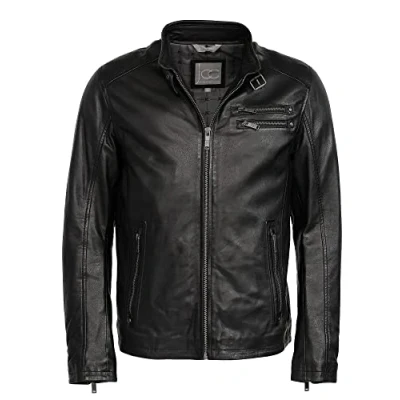 Abbildung von JCC Lederjacke, Herren, Größe: 50, Black