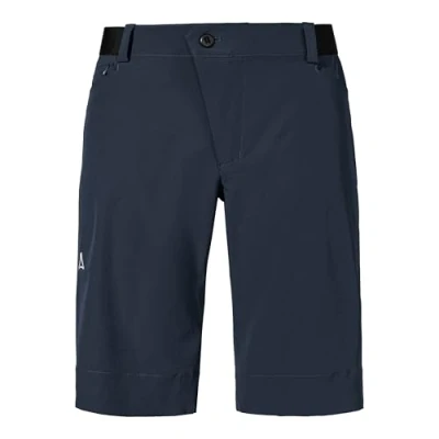 Abbildung von Schöffel Herren Shorts Style Keitele MNS, schnell trocknende Radlerhose mit radspezifischer Passform und 4 Wege Stretch, Fahrradhose aus recyceltem Material, navy blazer, 46