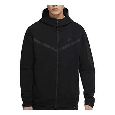 Abbildung von Nike Sportswear M NSW TCH FLC FZ WR Sweatjacke, Herren, Größe: XL, Black