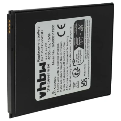Abbildung von vhbw Li PolymerAkku 4050mAh (3.7V) kompatibel mit Tablet Pad Samsung Galaxy Tab Active, Active 2, 2 8.0, 8.0 LTE, TD LTE
