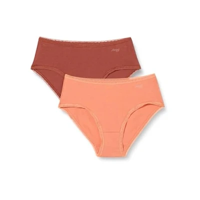 Abbildung von Sloggi MIDI 2 PACK Slip, Damen, Größe: Small, Red