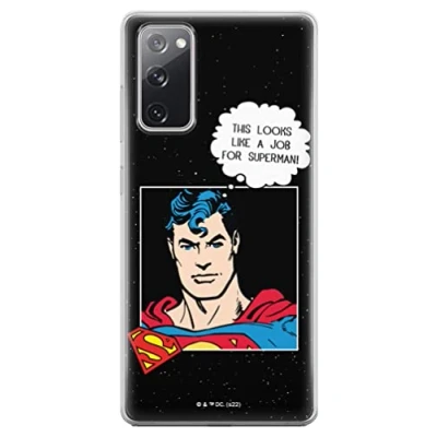 Abbildung von ERT GROUP Handyhülle für Samsung S20 FE / 5G Original und offiziell Lizenziertes DC Muster Superman 037 optimal an die Form des Handy angepasst, hülle aus TPU