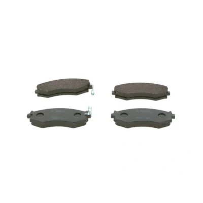 Abbildung von BOSCH 0 986 461 121 Bremsbelagsatz Low Metallic mit akustischer Verschleißwarnung NISSAN: 200SX, Primera Kombi