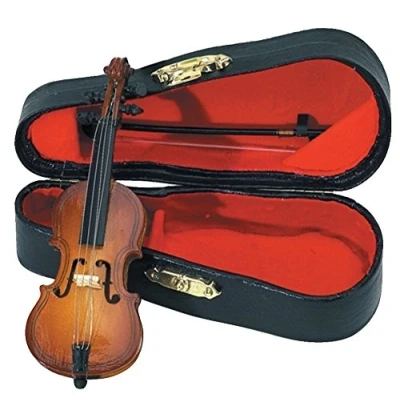 Abbildung von Gewa 980610 Miniaturinstrument Cello mit Bogen im Etui, ca. 11 cm