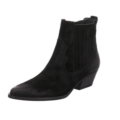 Abbildung von Paul Green Stiefelette 8144 016, Rauleder, Schwarz, Damen EU 8,5/42,5