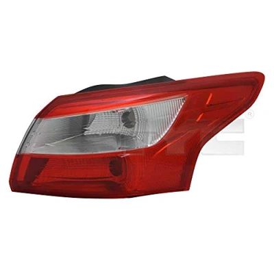 Abbildung von TYC 11 11849 01 2 Rückleuchte rechts ohne Lampenträger FORD: FOCUS 3 Stufenheck