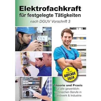 Abbildung von Elektrofachkraft für festgelegte Tätigkeiten nach DGUV Vorschrift 3: Theorie und Praxis alle gewerblich technischen Berufe in Handwerk &amp; Industrie