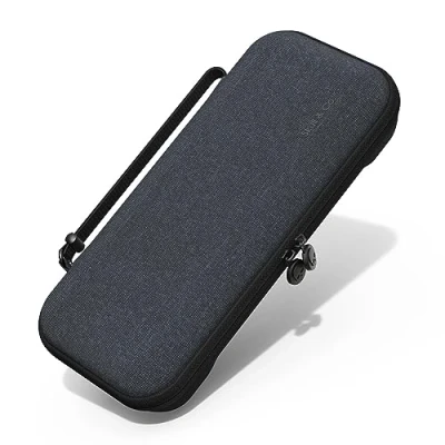 Abbildung von Skull &amp; Co. Every Day Slim Carrying Case for Steam Deck and OLED: Protective Travel Portable Hard Shell GripCase SD Denim