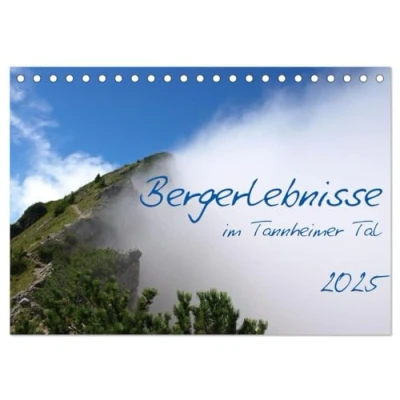 Abbildung von Bergerlebnisse im Tannheimer Tal (Tischkalender 2025 DIN A5 quer), CALVENDO Monatskalender