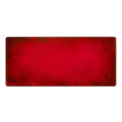 Abbildung von Silent Monsters Mauspad XXL 900 x 400 mm großes Mousepad rot Vernähter Rand rutschfest für Gaming Büro Office Homeoffice Tastatur 90 40 cm groß Mouse Pad Mat alle Maus Arten