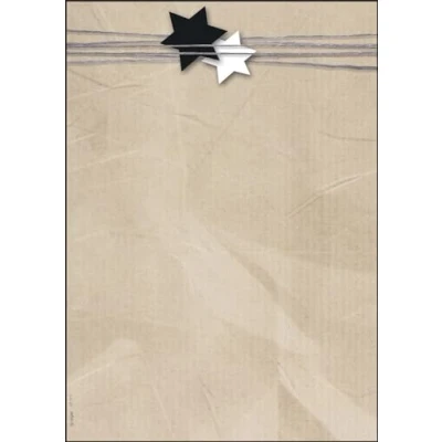 Abbildung von SIGEL DP079 Weihnachtsbriefpapier &quot;Christmas Wrapping&quot; DIN A4, 100 Blatt, weihnachtliches Motiv, aus nachhaltigem Papier