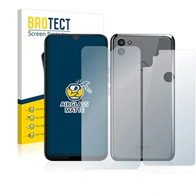 Abbildung von BROTECT Entspiegelungs Schutzglas für Gigaset GS5 (Display+Rückseite) Schutz Folie Panzerfolie Glas Matt [Extrem Kratzfest 9H, Anti Reflex]