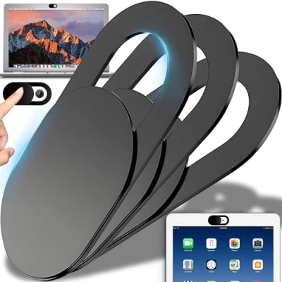 Abbildung von Retoo 3x Kamera Abdeckung Laptop Camera Webcam Cover Schutz Privacy (3 x Aufdeckung auf die Blisterverpackung, zuziehbar, selbstklebender Kunststoff, Abdeckung)