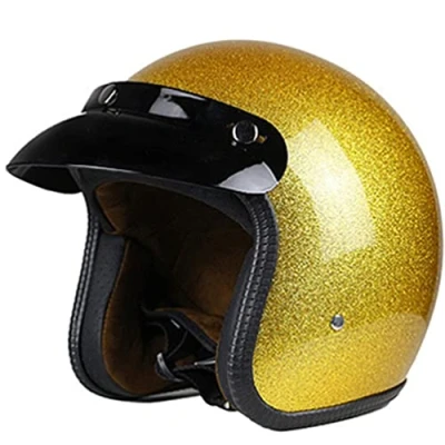 Abbildung von Jet helme Motorrad Vintage Motorradhelm Chopper Scooter 3/4 Casco Moto DOT